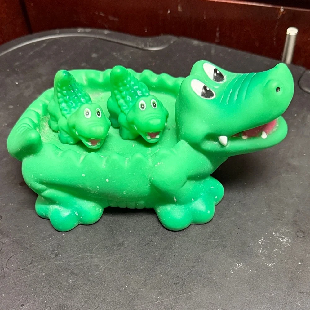 Green Alligator Reptile Toy Set
